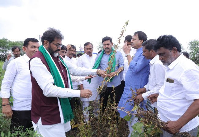 BJP leaders tour flood-hit areas of north Karnataka, demand urgent relief measures